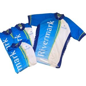 Ascend Sportswear Lot of 4 Team Training Full Zip Cycling Jerseys Mens S/M Wms L